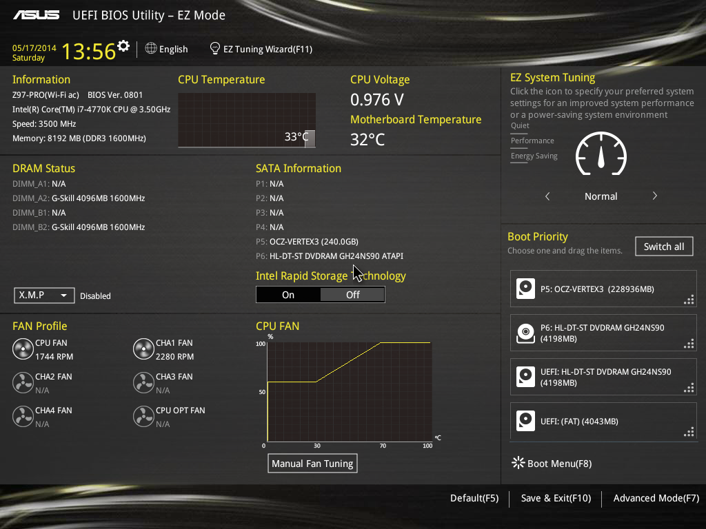 ASUS Z97-Pro WiFi AC BIOS and Software - ASUS Z97-Pro WiFi AC Review